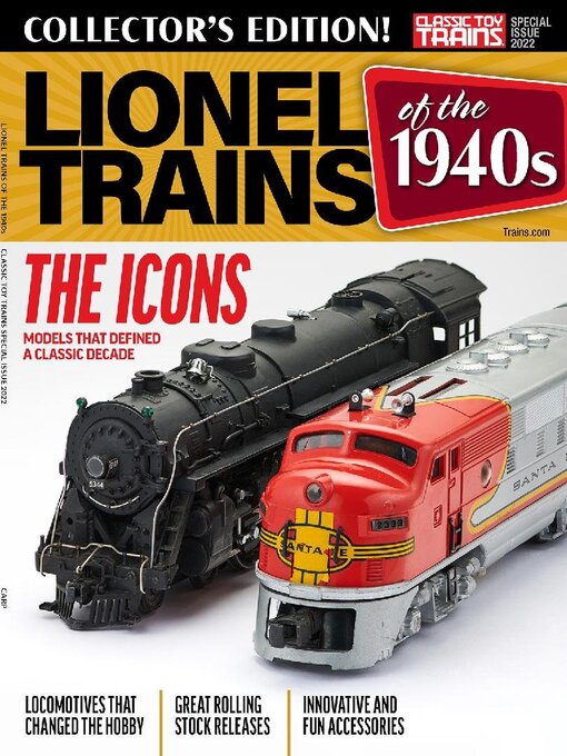 Title details for Lionel Trains of the 1940s by Kalmbach Publishing Co. - Magazines - Available